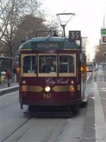 Tourist tram, Flinders St